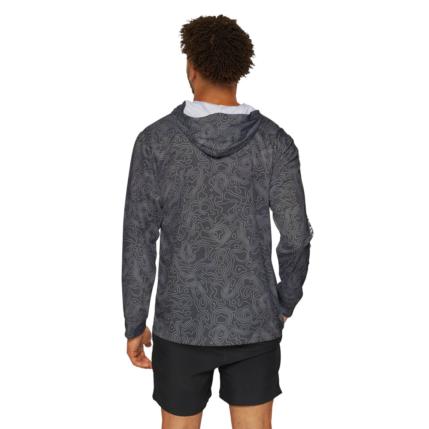 Dark Topo Performance Hoodie