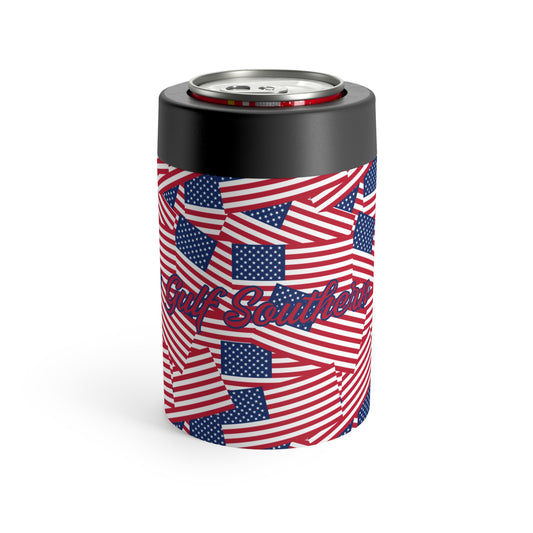 Patriotic Insulated Can Cooler