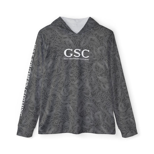 Dark Topo Performance Hoodie