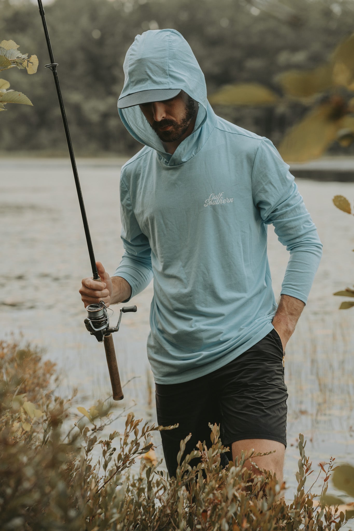 Blue Performance Hoodie