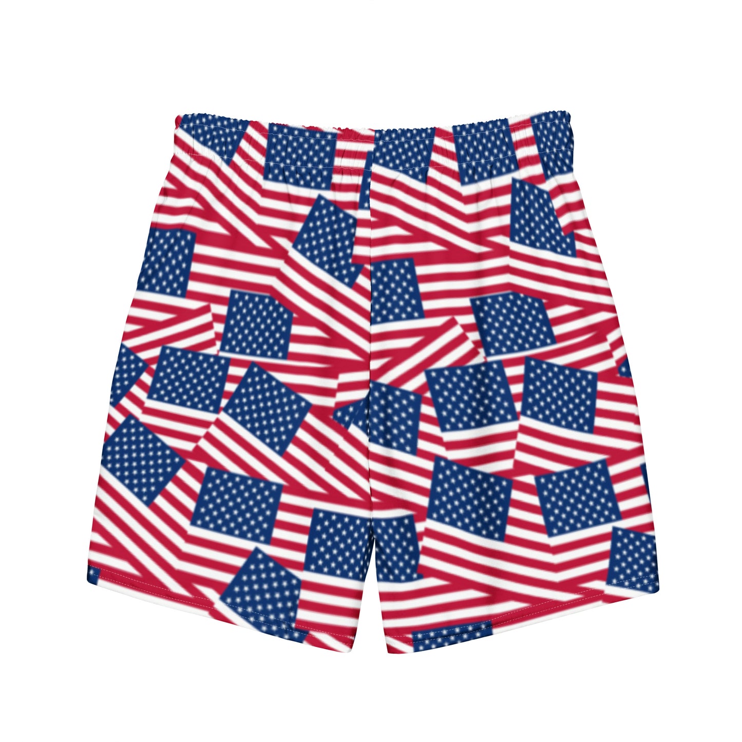 American Flag Swim Trunk