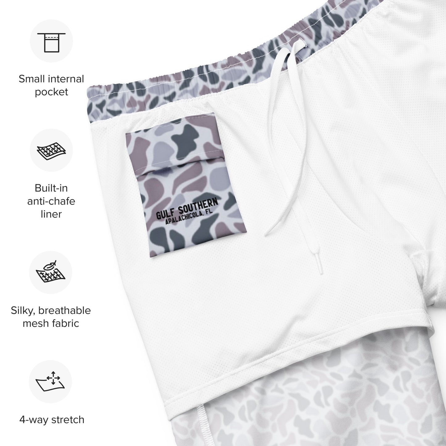 Stone Camo Swim Trunk